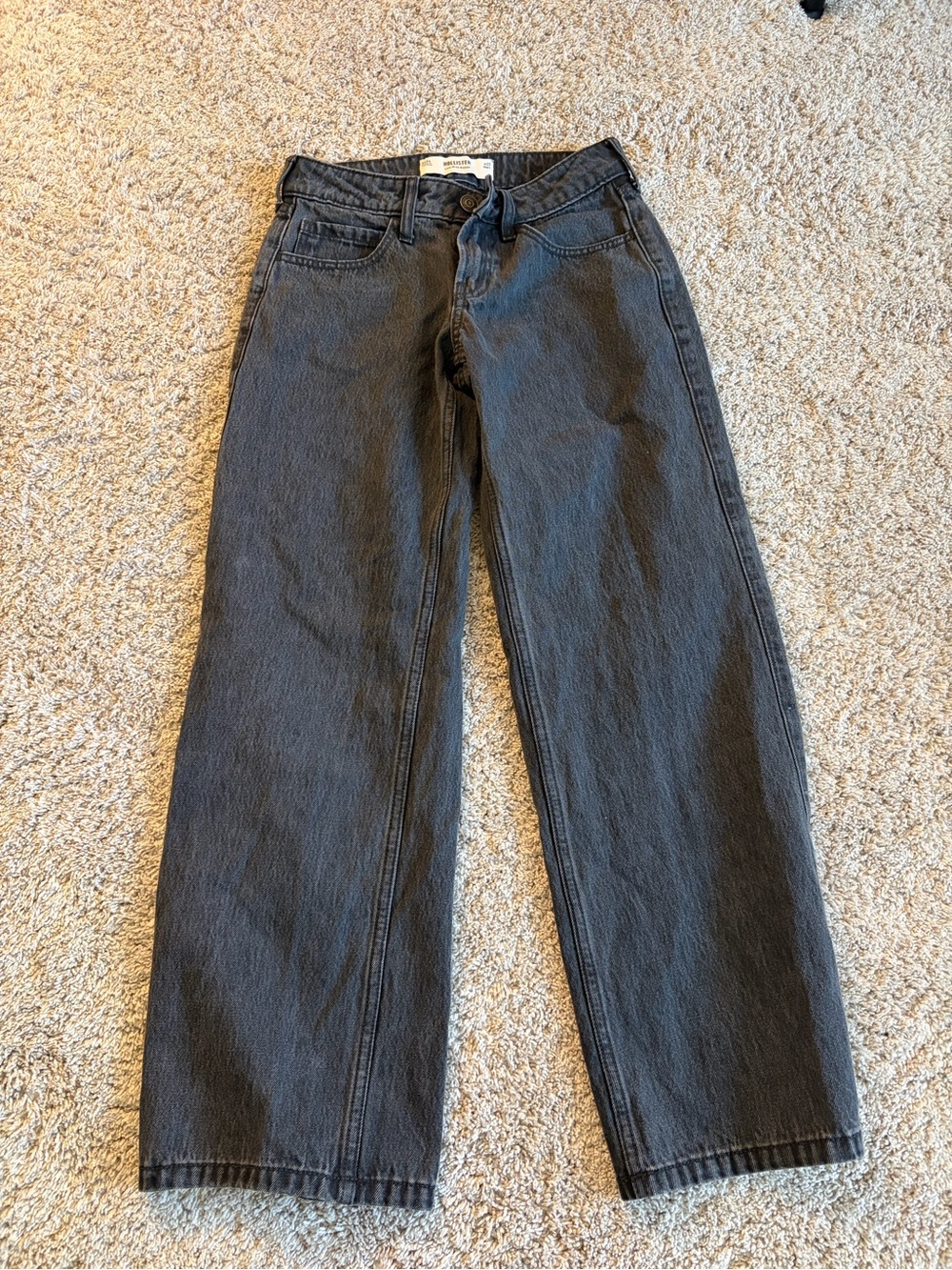 hollister low rise baggy jeans